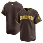 San Diego Padres Nike Away Limited Jersey - Brown - 49Native