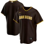 San Diego Padres Nike Road Replica Team Jersey - Brown - 49Native