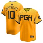 Bryan Reynolds Pittsburgh Pirates Nike City Connect Limited Player Jersey - Gold - 49Native