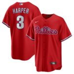 Bryce Harper Philadelphia Phillies Nike Alternate Replica Player Name Jersey - Red - 49Native