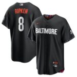 Cal Ripken Baltimore Orioles Nike City Connect Replica Player Jersey - Black - 49Native