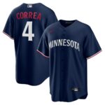 Carlos Correa Minnesota Twins Nike Alternate Replica Player Jersey - Navy - 49Native