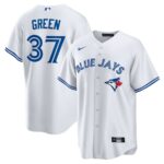 Chad Green Toronto Blue Jays Nike Home Replica Player Jersey - White - 49Native