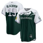 Charlie Blackmon Colorado Rockies Nike City Connect Replica Player Jersey - Green - 49Native