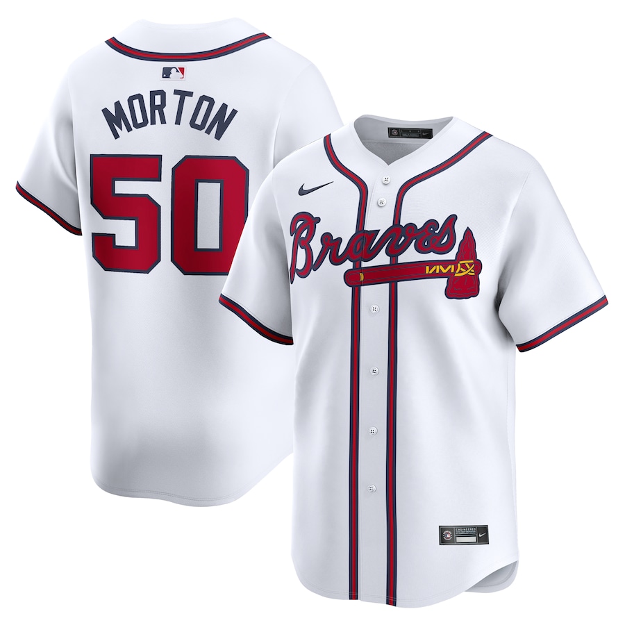 Charlie Morton Atlanta Braves Nike Home Limited Player Jersey - White ...