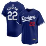 Clayton Kershaw Los Angeles Dodgers Nike Alternate Limited Player Jersey - Royal - 49Native