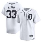 Colt Keith Detroit Tigers Nike Home Limited Player Jersey - White - 49Native