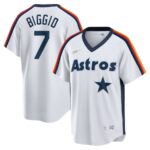 Craig Biggio Houston Astros Nike Home Cooperstown Collection Logo Player Jersey - White - 49Native