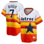 Craig Biggio Houston Astros Nike Home Cooperstown Collection Player Jersey - White - 49Native