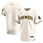 Milwaukee Brewers Nike Home Limited Jersey - Cream - 49Native