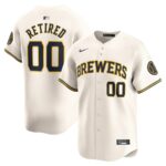 Milwaukee Brewers Nike Home Limited Pick-A-Player Retired Roster Jersey - Cream - 49Native