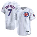 Dansby Swanson Chicago Cubs Nike Home Limited Player Jersey - White - 49Native