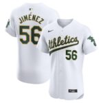 Dany Jimenez Oakland Athletics Nike Home Elite Player Jersey - White - 49Native