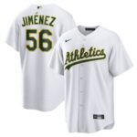 Dany Jiménez Oakland Athletics Nike Home  Replica Player Jersey - White - 49Native