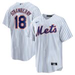 Darryl Strawberry New York Mets Nike Home Replica Player Jersey - White - 49Native