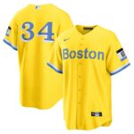David Ortiz Boston Red Sox Nike Retired Player City Connect Replica Jersey - Gold - 49Native