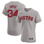 David Ortiz Boston Red Sox Nike Road Elite Player Jersey - Gray - 49Native