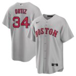 David Ortiz Boston Red Sox Nike Road Replica Player Jersey - Gray - 49Native