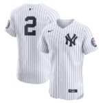 Derek Jeter New York Yankees Nike Home 2020 Hall of Fame Induction Patch Elite Player Jersey - White - 49Native