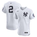 Derek Jeter New York Yankees Nike Home Elite Jersey - White - 49Native