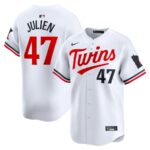 Edouard Julien Minnesota Twins Nike Home Limited Player Jersey - White - 49Native