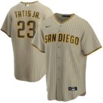 Fernando Tatis Jr. San Diego Padres Nike Alternate Replica Player Jersey - Tan - 49Native