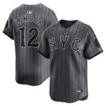 Francisco Lindor New York Mets Nike 2024 City Connect Limited Player Jersey - Graphite - 49Native