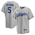 Freddie Freeman Los Angeles Dodgers Nike Road Replica Player Jersey - Gray - 49Native
