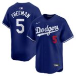 Freddie Freeman Los Angeles Dodgers Nike Alternate Limited Player Jersey - Royal - 49Native