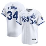 Freddy Fermin Kansas City Royals Nike Home Limited Player Jersey - White - 49Native
