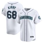 George Kirby Seattle Mariners Nike Home Limited Player Jersey - White - 49Native