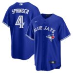 George Springer Toronto Blue Jays Nike Alternate Replica Player Jersey - Royal - 49Native