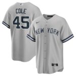 Gerrit Cole New York Yankees Nike Road Replica Player Name Jersey - Gray - 49Native