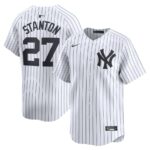 Giancarlo Stanton New York Yankees Nike Home Limited Player Jersey - White - 49Native