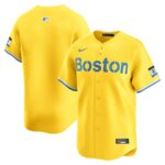 Boston Red Sox Nike City Connect Limited Jersey - Gold - 49Native