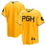Pittsburgh Pirates Nike City Connect Replica Jersey - Gold - 49Native
