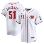 Graham Ashcraft Cincinnati Reds Nike Home Limited Player Jersey - White - 49Native
