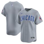Chicago Cubs Nike Road Limited Jersey - Gray - 49Native