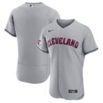 Cleveland Guardians Nike Road Team Jersey - Gray - 49Native