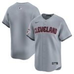 Cleveland Guardians Nike Road Limited Jersey - Gray - 49Native