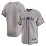 Colorado Rockies Nike Road Limited Jersey - Gray - 49Native