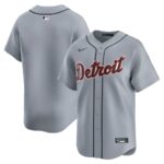 Detroit Tigers Nike Road Limited Jersey - Gray - 49Native