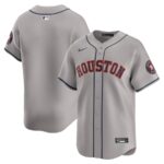 Houston Astros Nike Away Limited Jersey - Gray - 49Native