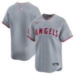 Los Angeles Angels Nike Away Limited Jersey - Gray - 49Native