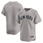 New York Yankees Nike Away Limited Jersey - Gray - 49Native