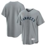New York Yankees Nike Road Cooperstown Collection Team Jersey - Gray - 49Native