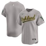 Oakland Athletics Nike Away Limited Jersey - Gray - 49Native