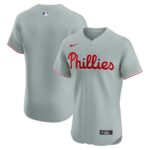 Philadelphia Phillies Nike Road Elite Jersey - Gray - 49Native