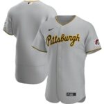 Pittsburgh Pirates Nike Road Team Jersey - Gray - 49Native