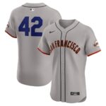 San Francisco Giants Nike Road 2024 Jackie Robinson Day Elite Jersey - Gray - 49Native
